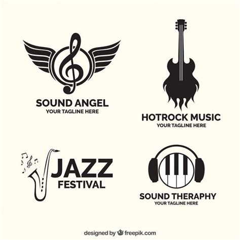 Collection Of Music Logos | Music logo design, Music logo, Music poster design