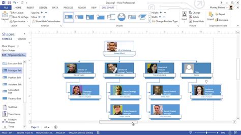 Visio Organization Chart Template