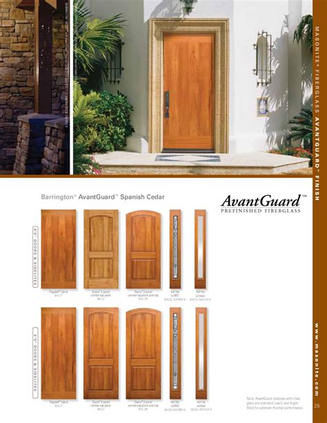 Masonite Exterior Door Catalog by Poulton Web Design - Issuu