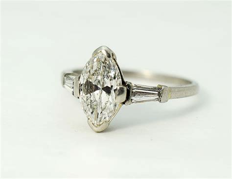 Vintage Marquise Diamond Ring