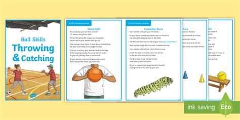 FREE! - Ball Skills Throwing and Catching Activity Cards