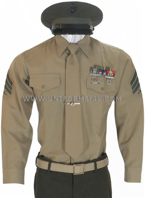 USMC ENLISTED SERVICE BRAVO UNIFORM