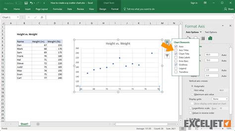 Excel tutorial: How to create a xy scatter chart