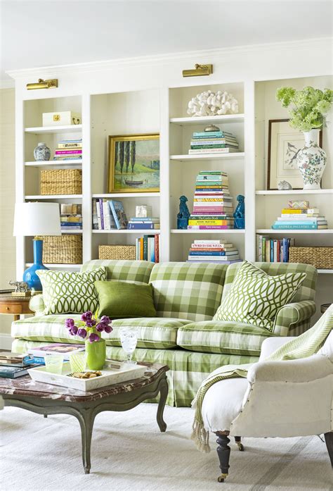 Country Living Rooms With Green Walls | Baci Living Room