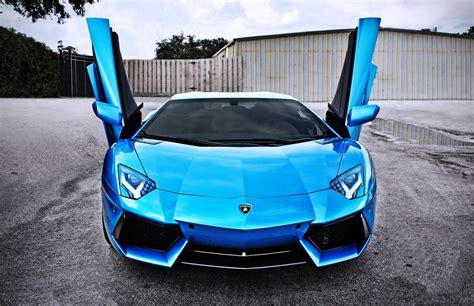 Sky Blue Lamborghini Wallpapers - Wallpaper Cave