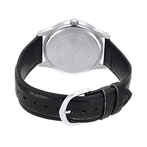 Order Casio Men's Dress Analog Black Dial Watch, Leather Strap, MTP-V001L-1BUDF Online at Best ...