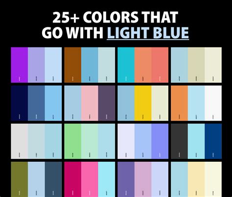 25+ Best Colors That Go With Light Blue: Light Blue Color Palettes – CreativeBooster