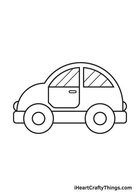 Car Drawing — How To Draw A Car Step By Step