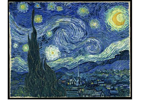 Image Starry Night - Vincent Van Gogh - Free printables - Img 14768.