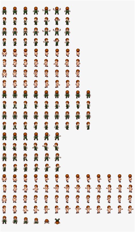 Anime Boy Sprite Sheet