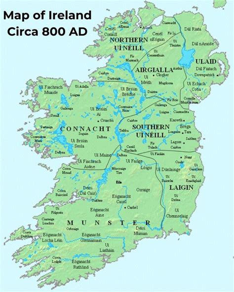 Map of Provinces of Ireland - Explore Irish Heritage