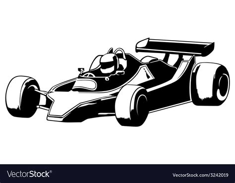 Racing car Royalty Free Vector Image - VectorStock