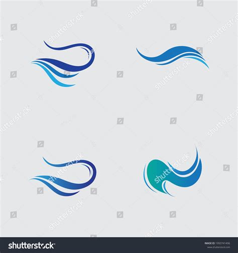 Set Ocean Wave Logo Vector Illustrations Stock Vector (Royalty Free) 1993741496 | Shutterstock