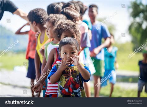 Aeta Tribe Children Near Mount Pinatubo Stock Photo (Edit Now) 710883535