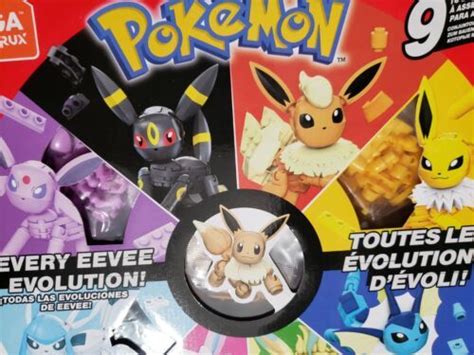 Mega Construx Pokemon Every Eevee Evolution! Pack [SEALED] | #4629562519