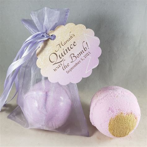 Birthday Party Favors, Sweet 16 Favors, Birthday Party Favors, Large 3.5oz Ea Bath Bombs. Quince ...