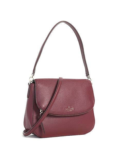 Kate Spade Jackson Medium Flap Shoulder Bag Cherrywood - Averand