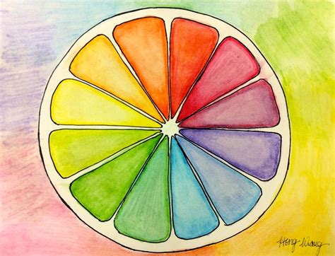 Color Wheel Drawing Ideas Easy