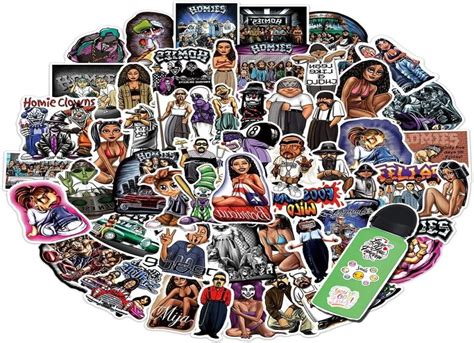 Homies Stickers Hip Hop Vinyl Stickers Water Bottle Laptop Mobile Phone Skateboard Kids Adult ...