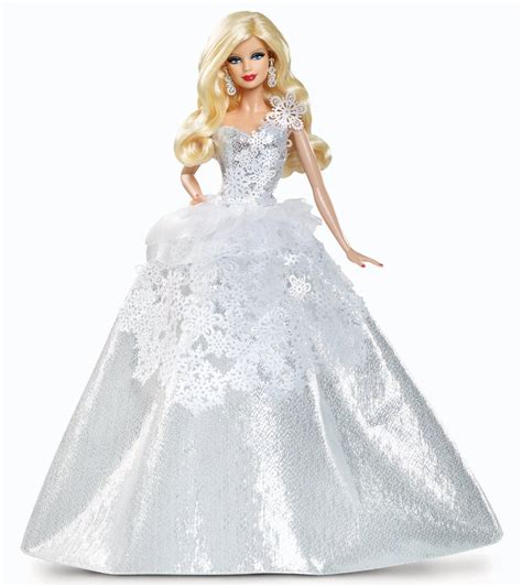 25th Anniversary Holiday Barbie 2013 | Barbie gowns, Holiday barbie dolls, Barbie wedding dress