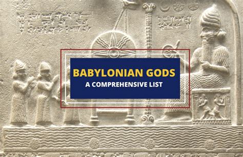 Babylonian Gods - A Comprehensive List - Symbol Sage