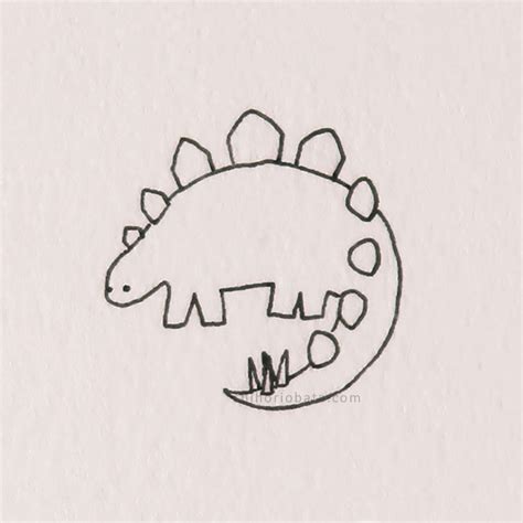 22 Cute Easy Dinosaur Drawing Ideas