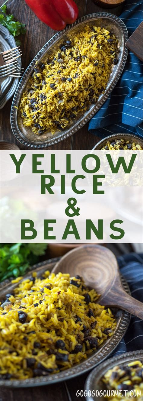 EASY Yellow Rice and Beans Recipe - Authentic and SO Delicious!