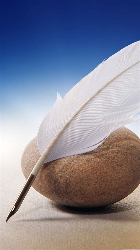 Samsung note, feather, stone, white, HD phone wallpaper | Peakpx