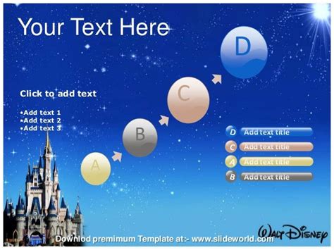 Disney world PowerPoint Template