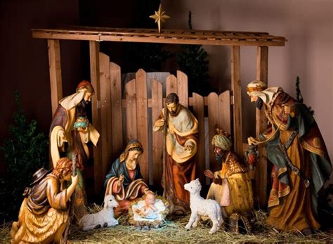 Nativity Backdrop Scene