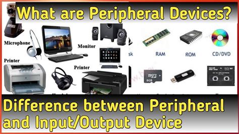 What are Peripheral Devices?/ Difference between Input/Output Device and Peripheral Device - YouTube