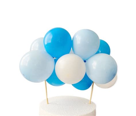 Blue Balloons Cake Topper Balloon Cloud Cake Topper for - Etsy