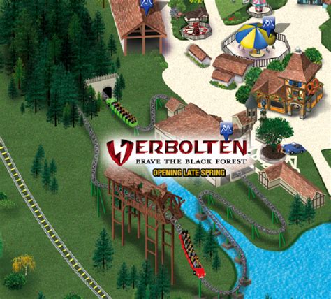 Behind The Thrills | Verbolten appears on the Busch Gardens Williamsburg map Behind The Thrills