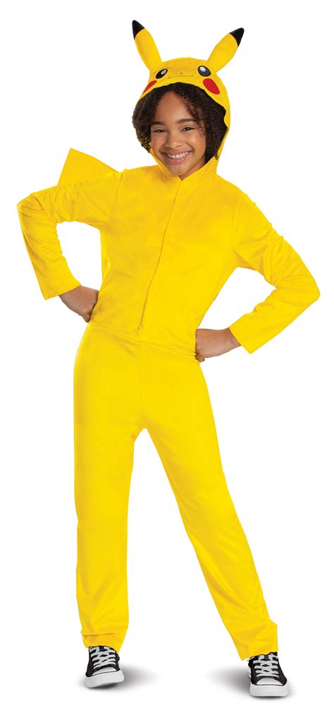 Pokémon Child Classic Pikachu Unisex Jumpsuit Halloween Costume Exclusive - Walmart.com ...