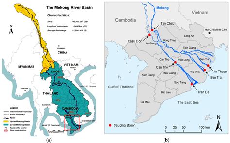 Lower Mekong Map