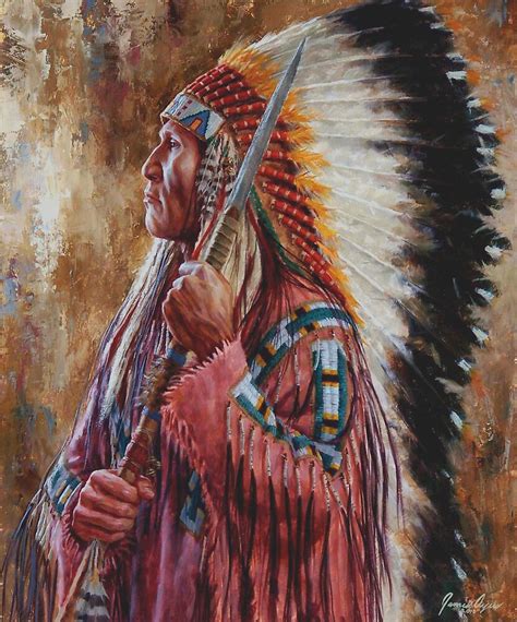 "Undaunted Leader, Lakota, Native American art, James Ayers" by JamesAyers | Redbubble