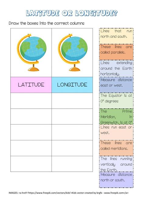 Labeling Latitude and Longitude Worksheet - Have Fun Teaching ...