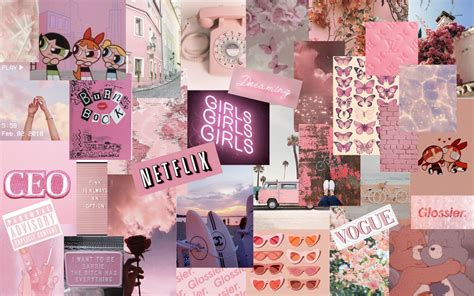 Aesthetic Baddie Collage Desktop Wallpapers - Wallpaper Cave