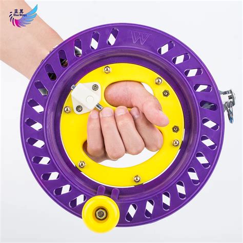 1PC Hand Reel Wheel Fishing Line Winder Fishing Reel Round Storage Spooler Fishing String Bobbin ...