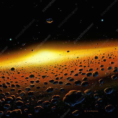 Solar system formation - Stock Image - R301/0044 - Science Photo Library