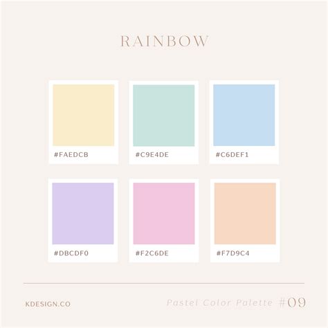 21 Beautiful Pastel Color Palette Examples with Color Codes