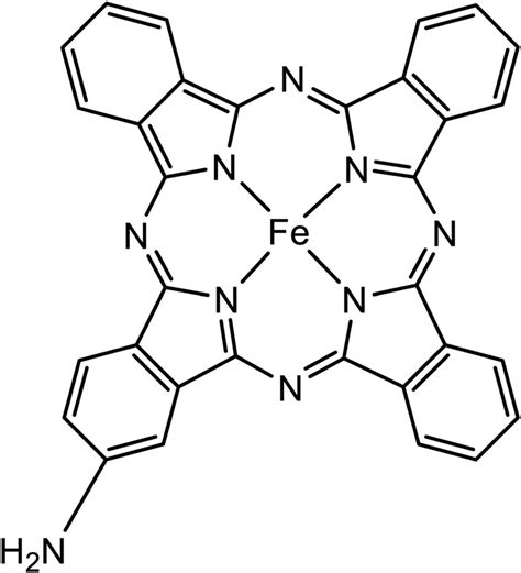 Chemical structure of iron (III) mono amino Pc chloride. | Download Scientific Diagram