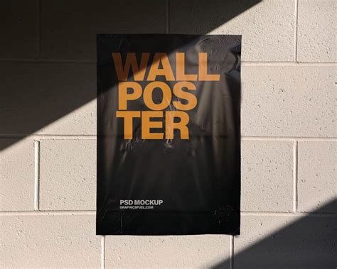 Wall Poster Mockups - GraphicsFuel