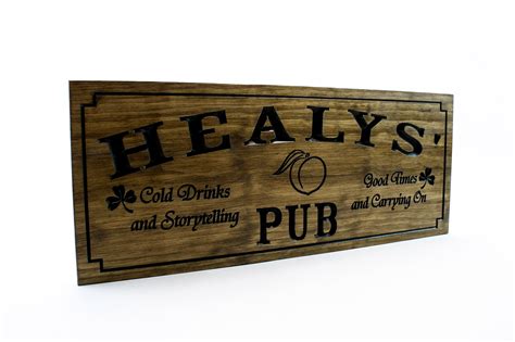 Home bar sign- wooden bar sign, home PUB sign, rustic wooden pub sign for your home bar (CWD-686 ...