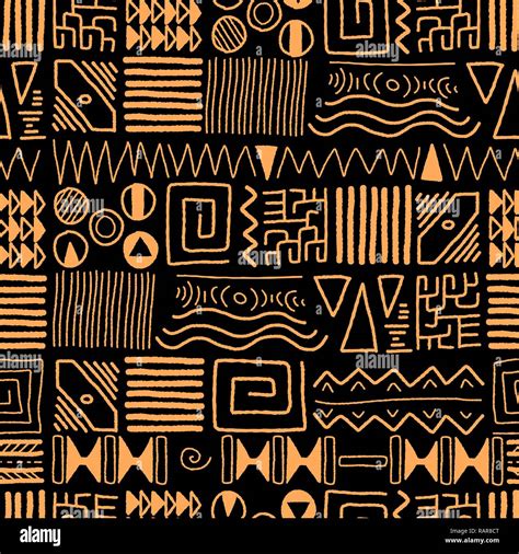 African ethnic pattern - tribal art background. Africa style design Stock Vector Image & Art - Alamy