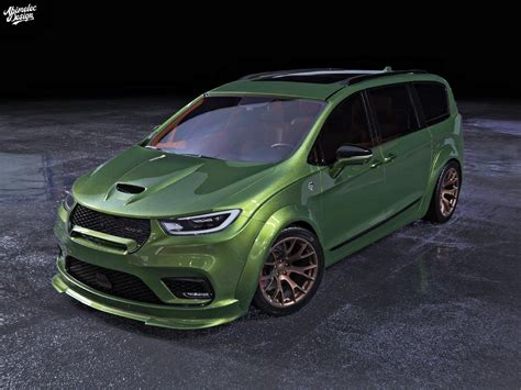 A YouTuber Is Building A Chrysler Pacifica Hellcat | Carscoops