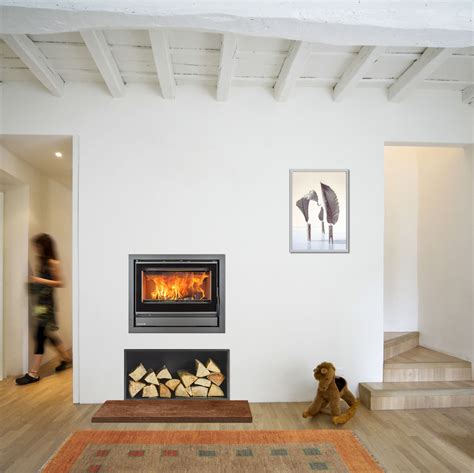 Inset stoves, designed to be built into a wall or enclosure