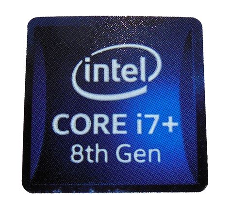 Intel Core i7+ 8th Generation Sticker 18x18mm / 11/16″ x 11/16″ [993] – Vath Ventures