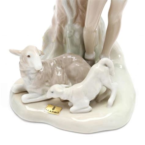 Four Lladro Porcelain Figures with Farm Animals (Lot 1259 - Modern Art & Design, Fine Porcelain ...