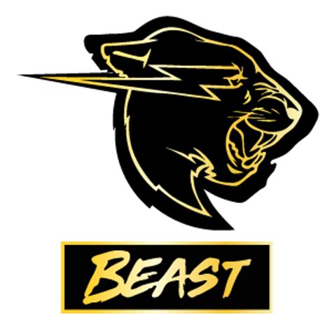 MrBeast Gold Logo - Sticker Mania